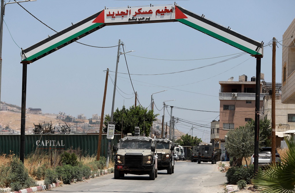 قوات الاحتلال الإسرائيلي تقتحم مخيم عسكر الجديد شرق نابلس (تصوير: أيمن النوباني/وفا)